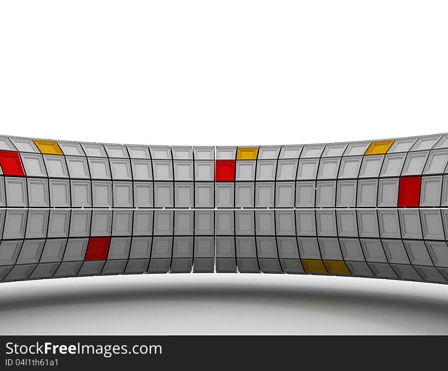 Abstract tube of business structure