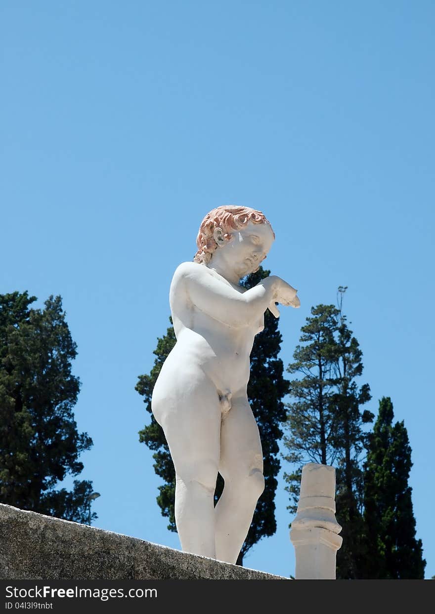 Ancient sculpture from Ercolano in Italy. Ancient sculpture from Ercolano in Italy