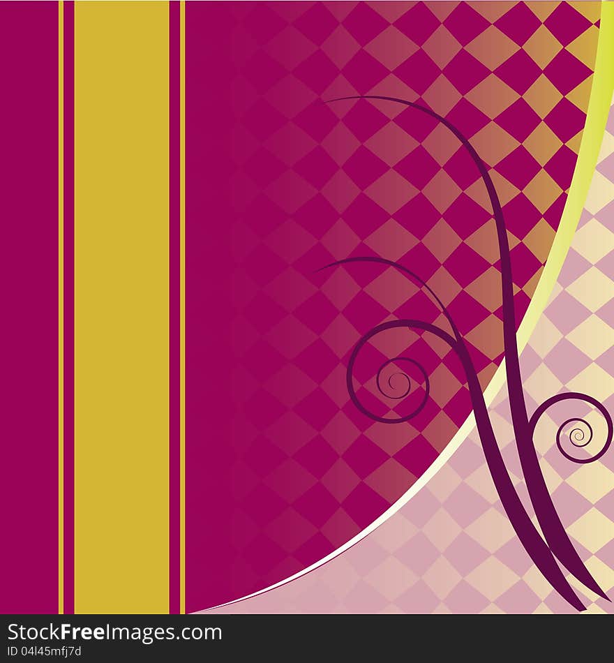 Abstract border background illustration design. Abstract border background illustration design