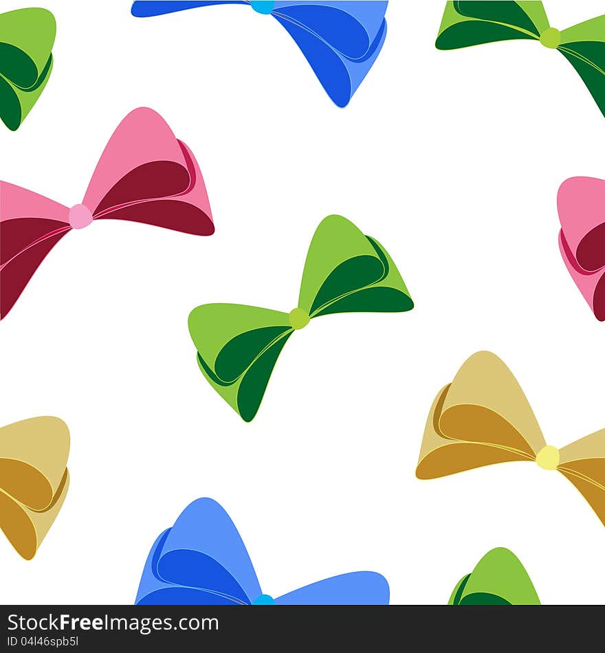 Colorful Bow Pattern