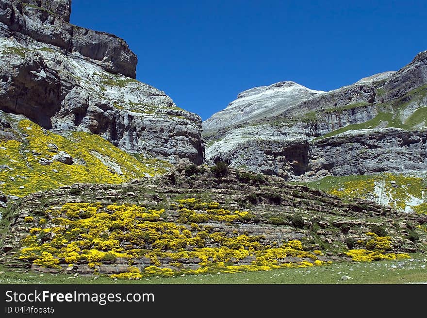 Pyrenees Mountains in Spain