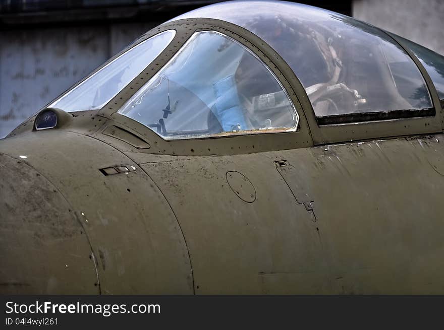 Air fighter pilot cabin