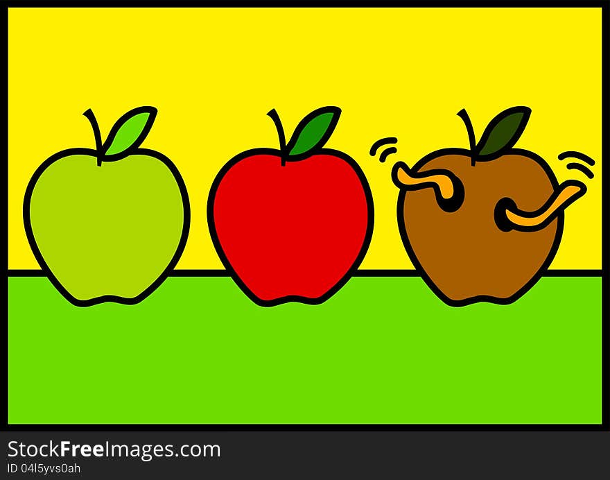 Three Apples