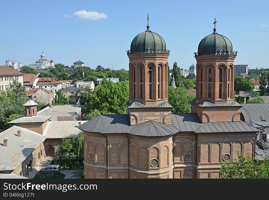 Antim Ivireanul church in Bucharest, near Nicolae Ceausescu palace. Antim Ivireanul church in Bucharest, near Nicolae Ceausescu palace.