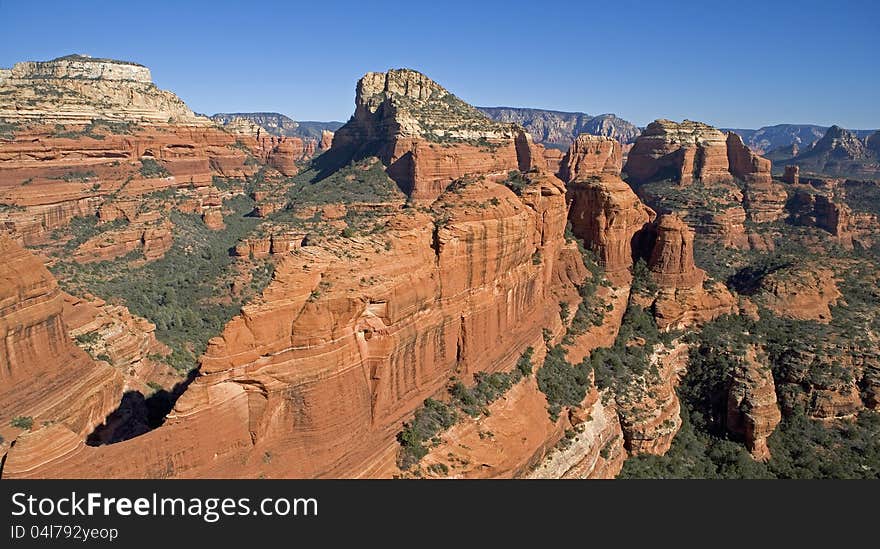 Red Rock Canyon Walls