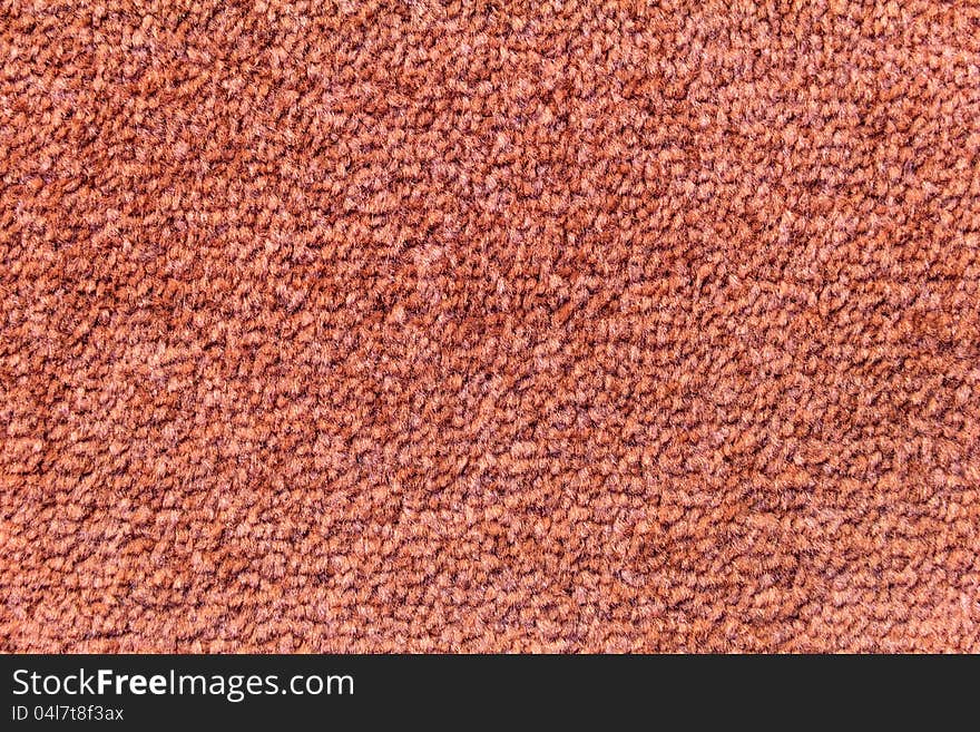 Red carpet texture close up