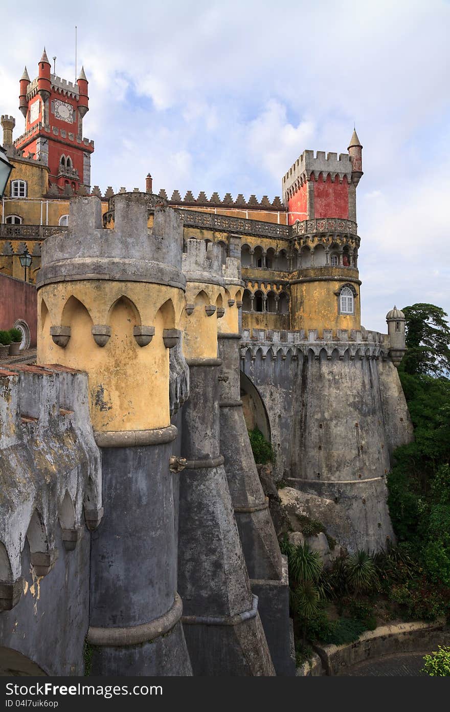 The Pena Palace in Sintra near Lisbon