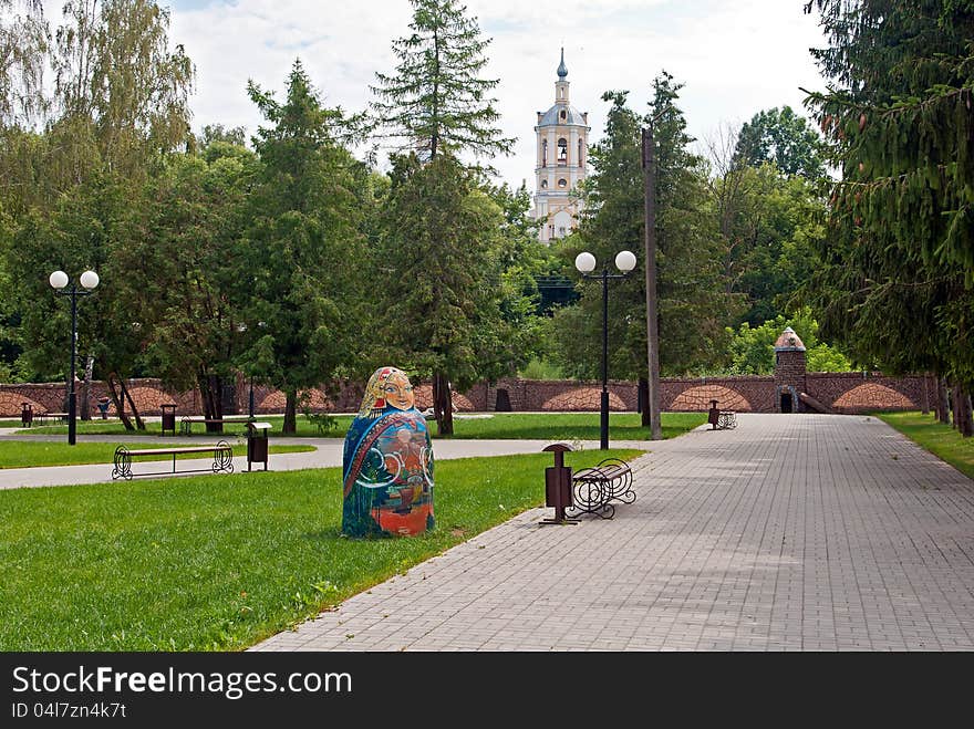 A Fragment Of The Park Three Heroes In Kozielsk