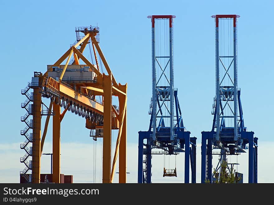 Port cranes