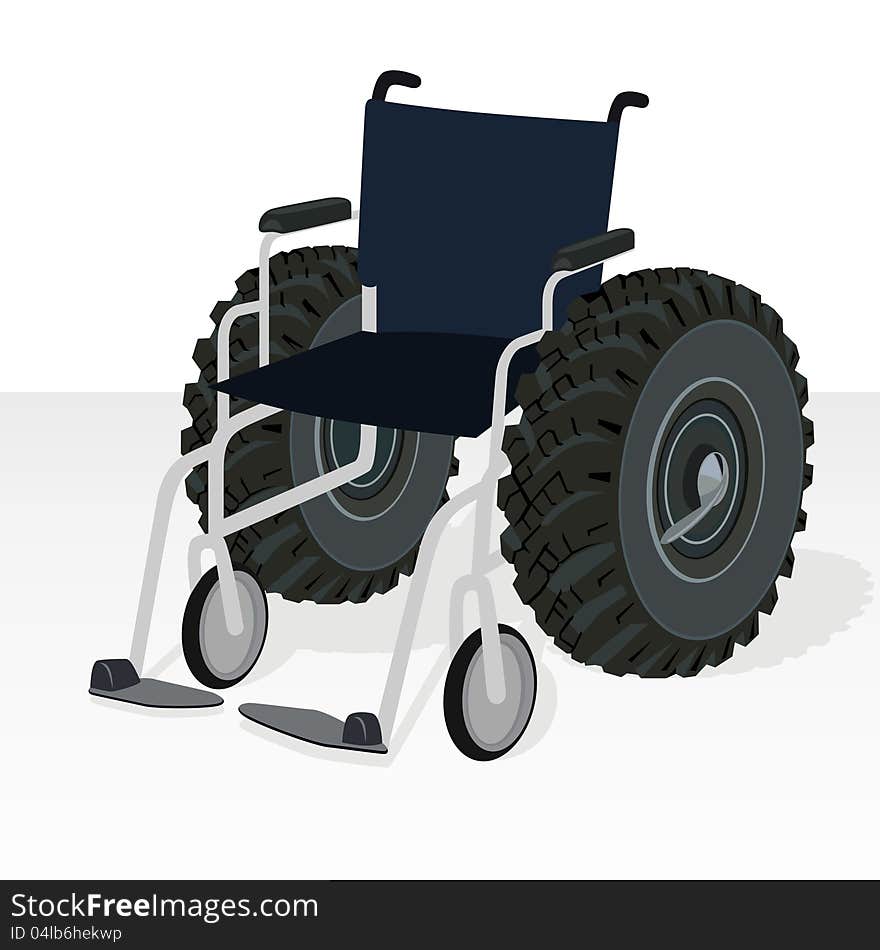 Wheelchair.