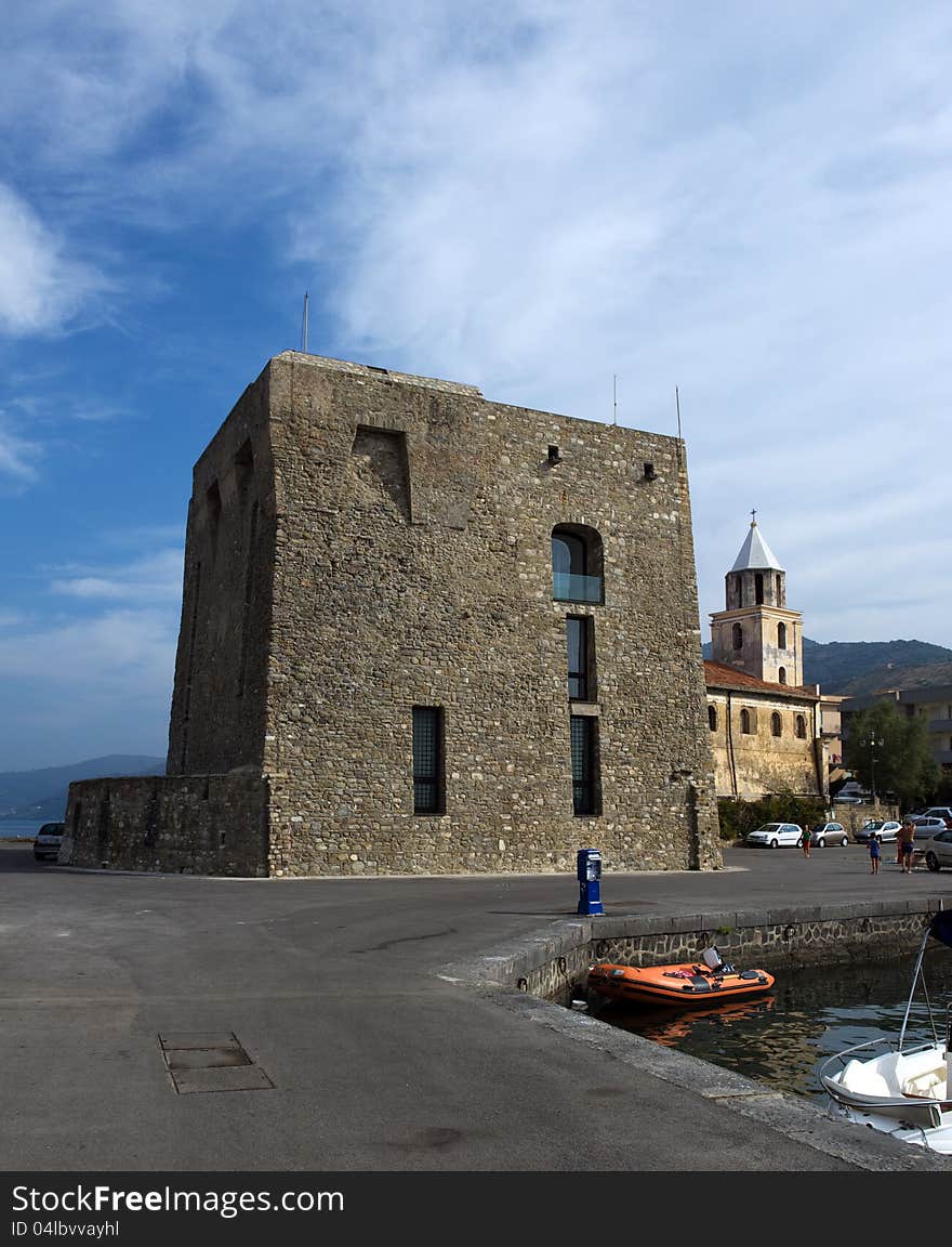 Panoramic views of the coast of Acciaroli