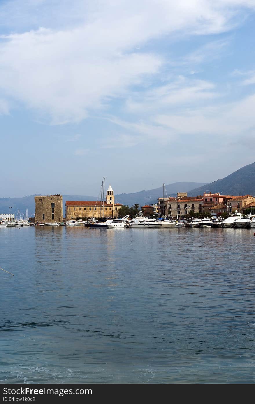 Panoramic views of the coast of Acciaroli