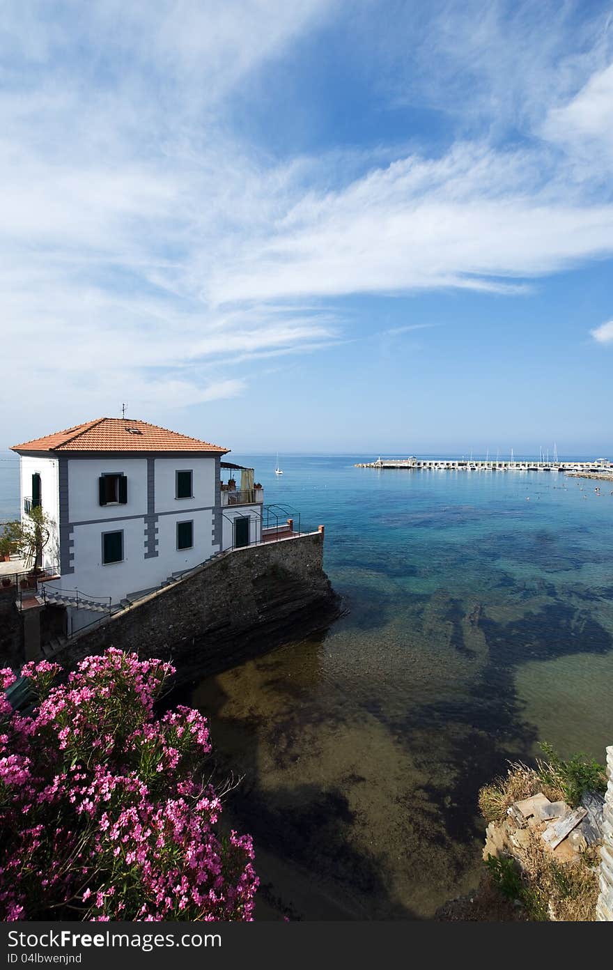 Panoramic views of the coast of Acciaroli