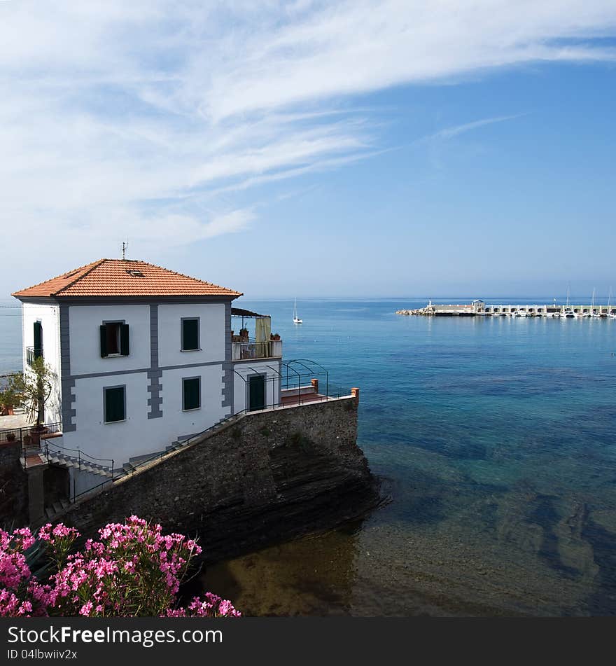 Panoramic views of the coast of Acciaroli