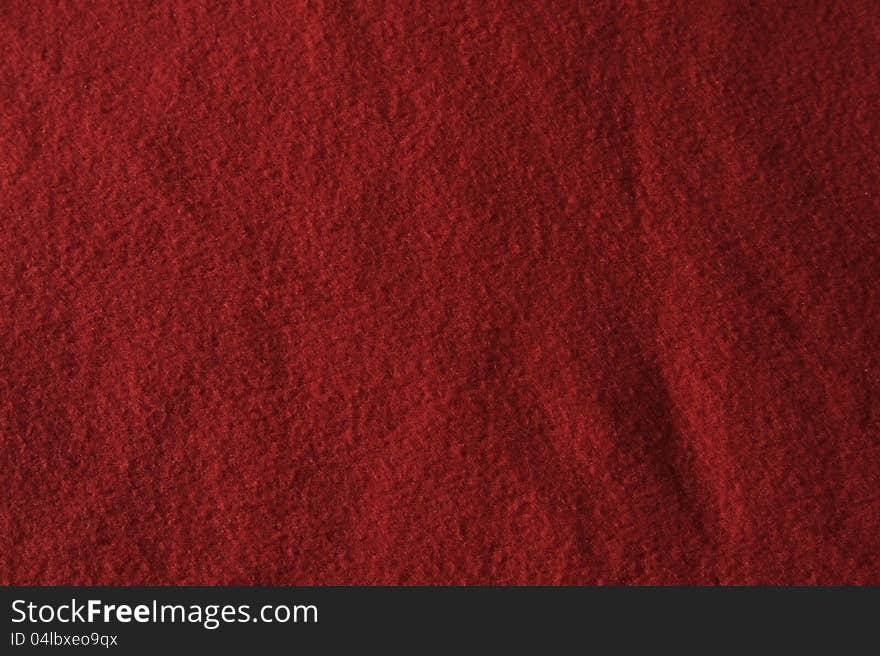 Red fabric texture as a background