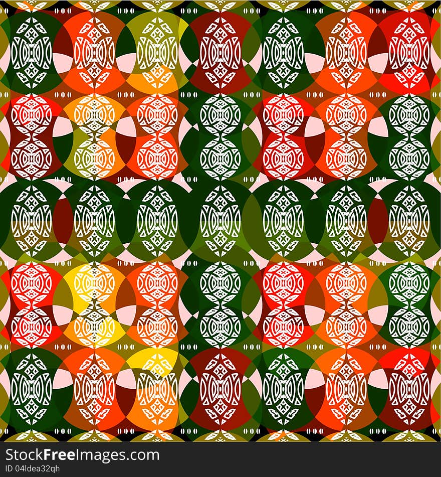 Seamless multicolored african style pattern. Seamless multicolored african style pattern.