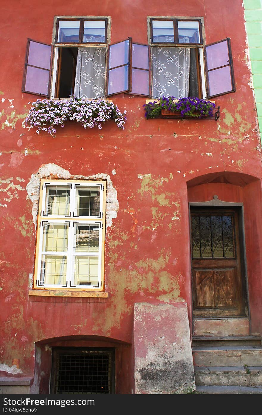 Medieval House In Sighisoara, Romania