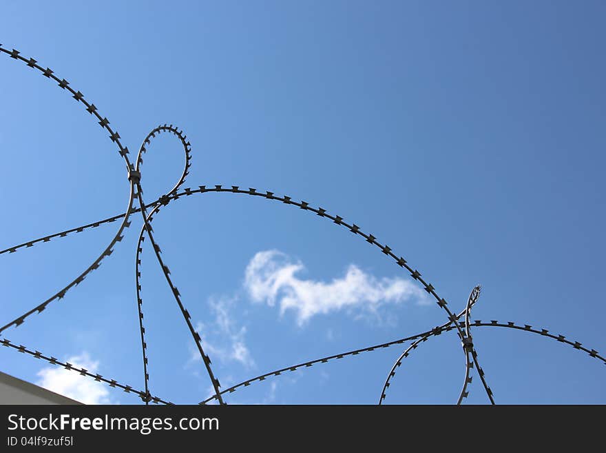 Barbed Wire Barrier