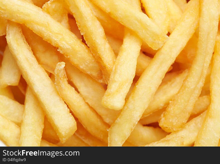 Close up of French fries. Close up of French fries