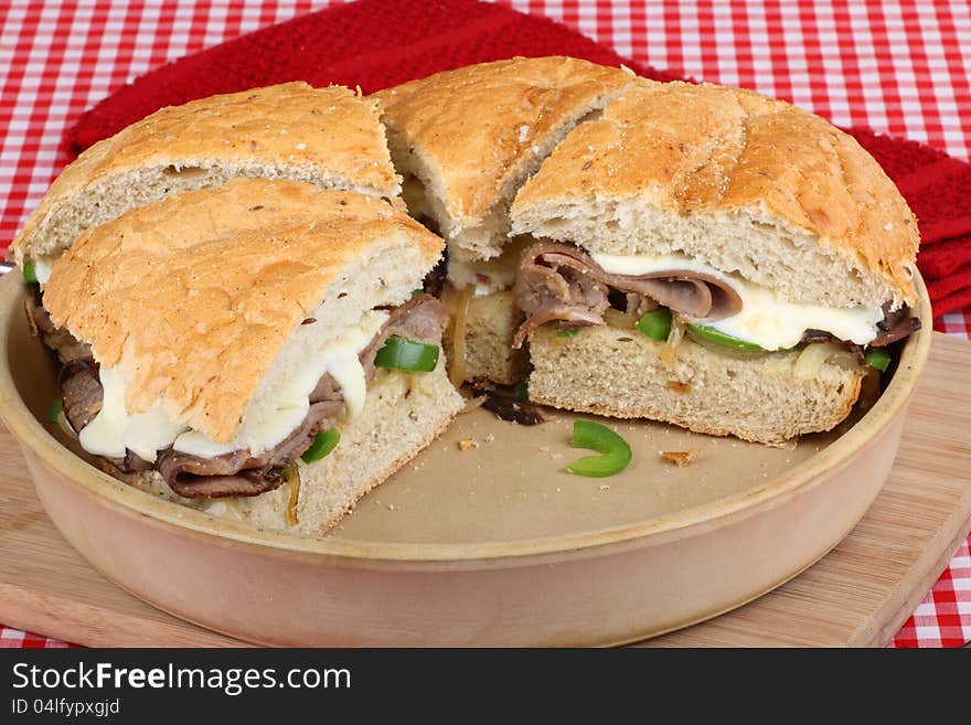 Baked Roast Beef Sandwiches