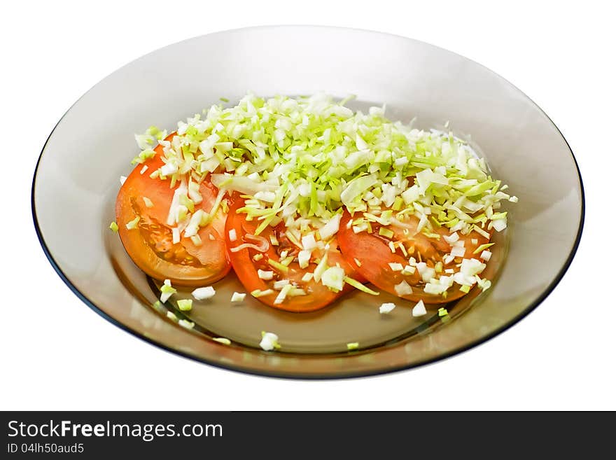 salad of fresh vegetables as a healthy food for all