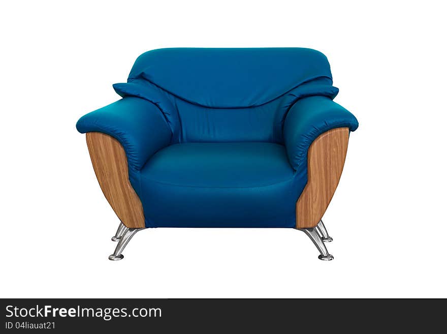 Modern blue sofa