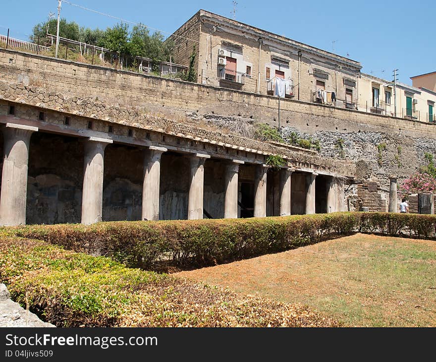 Ercolano buried town in Italy. Ercolano buried town in Italy