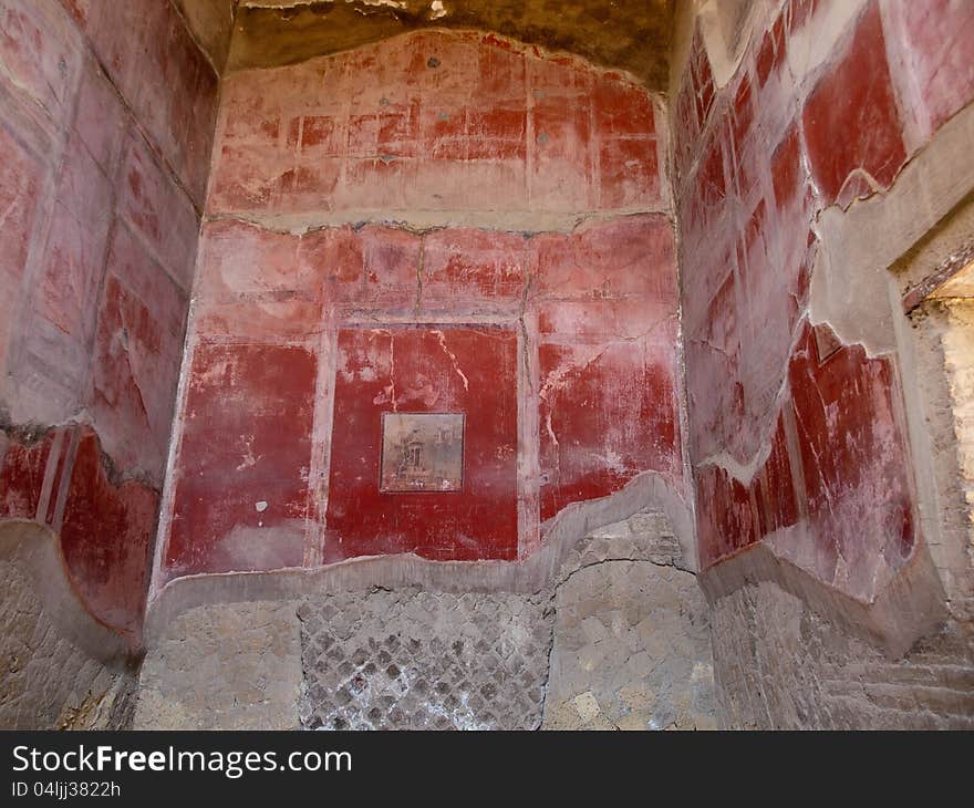 Ercolano buried town in Italy. Ercolano buried town in Italy