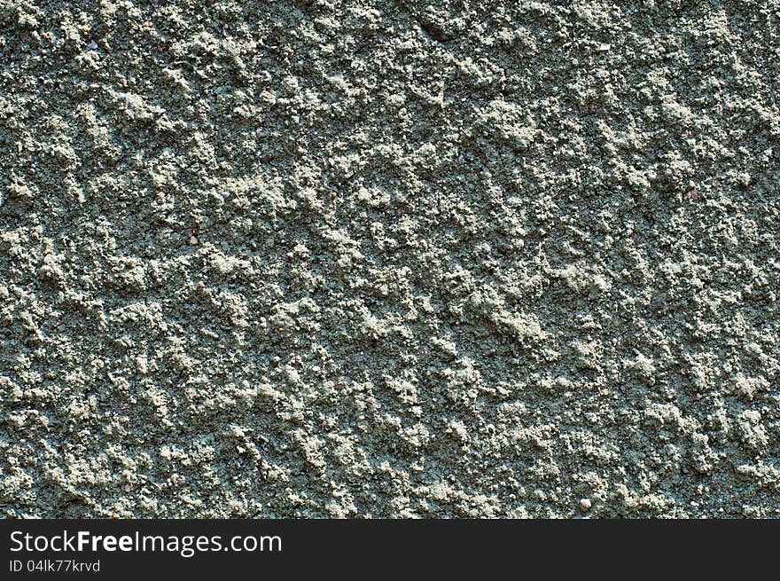 Close up of plaster texture on the wall