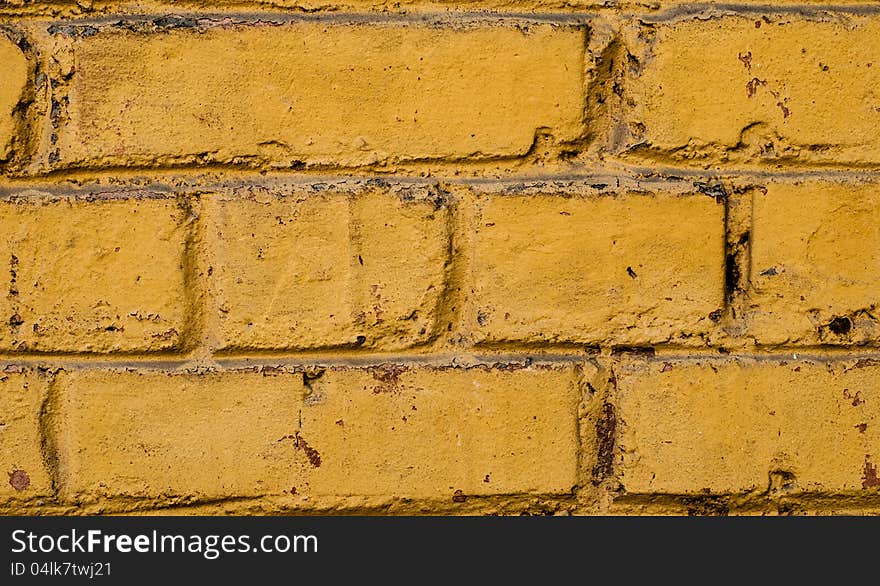 Old damaged brick wall close up. High resolution texture. Old damaged brick wall close up. High resolution texture