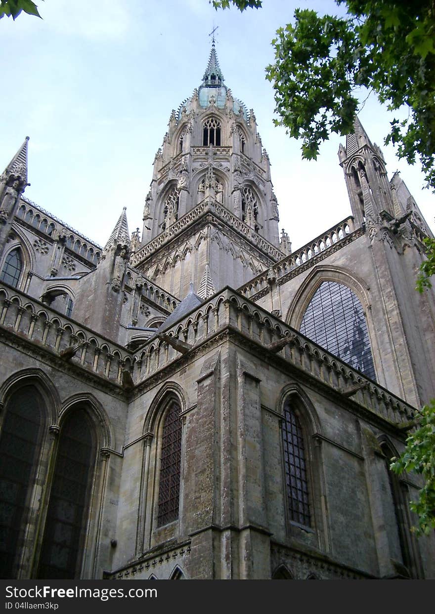 Bayeux Cathedral Tower, Normandy, France. Bayeux Cathedral Tower, Normandy, France