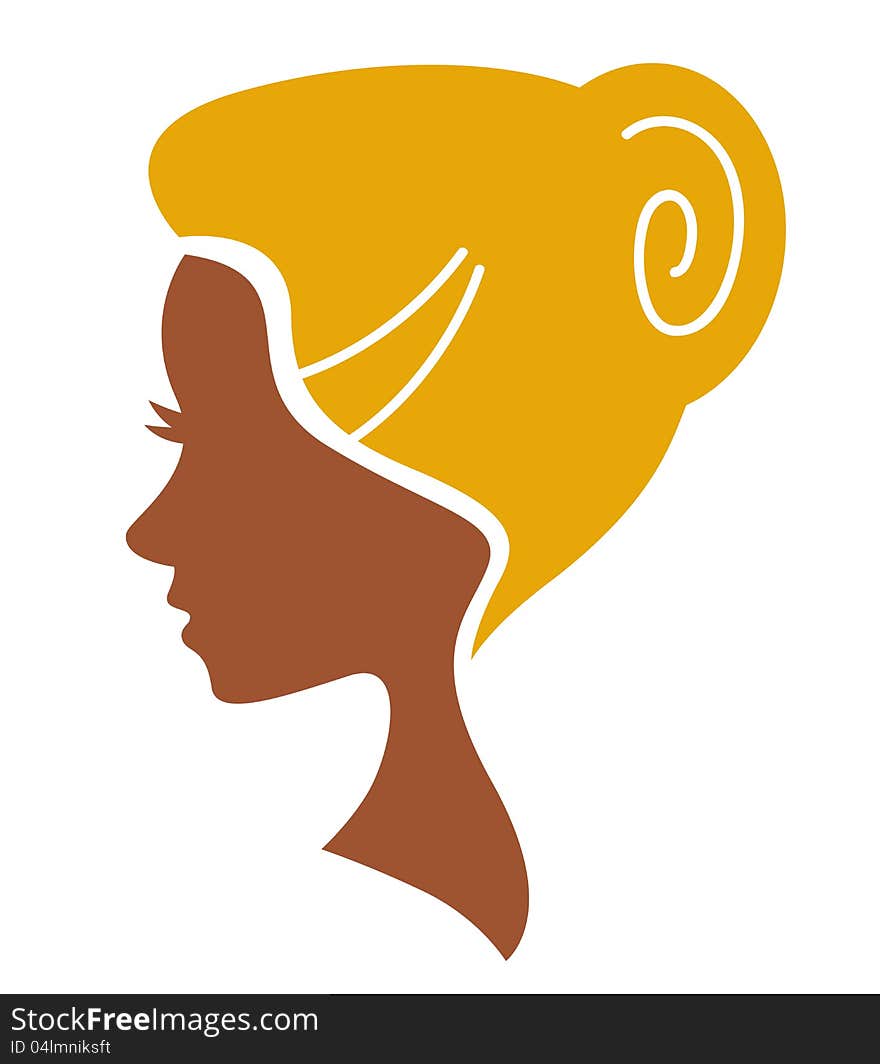 Beauty woman icon. Vector illustrations. Womans care. Beauty woman icon. Vector illustrations. Womans care.