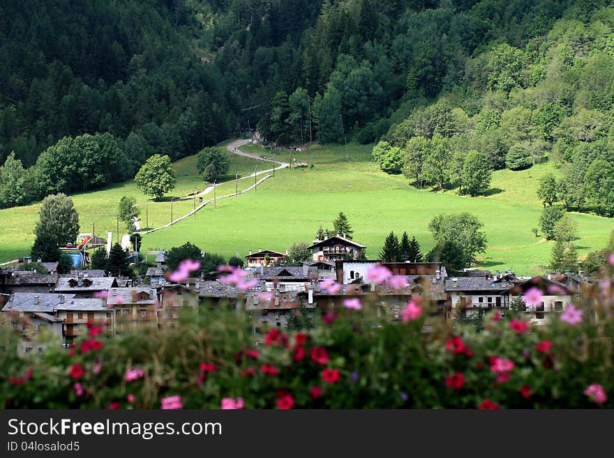 Courmayeur. turistic place in italy. Courmayeur. turistic place in italy.