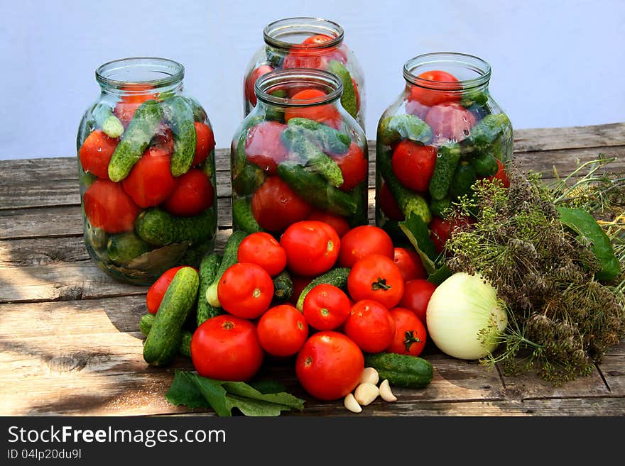 Pickling of vegetables