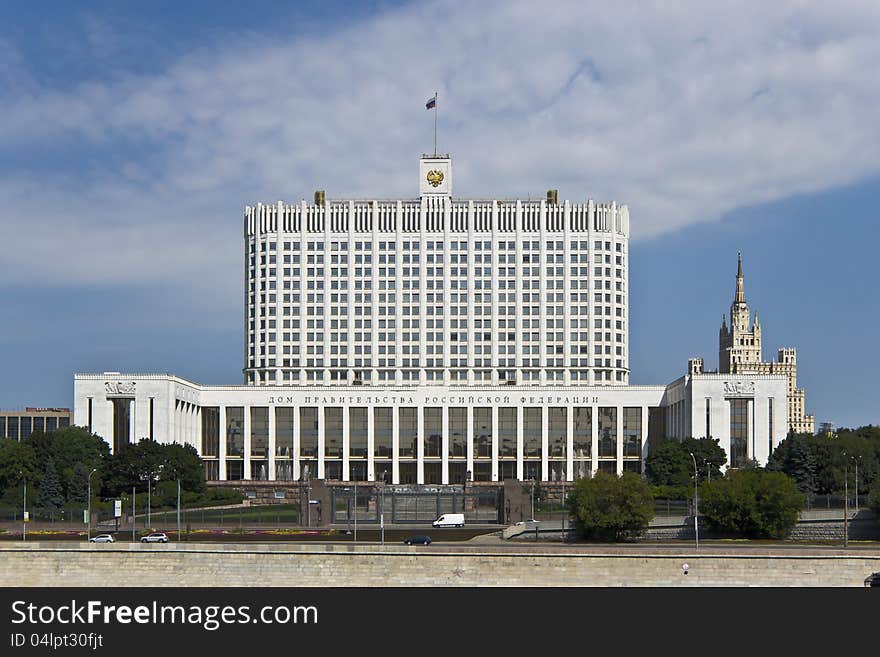 House of the government of the Russian Federation Moscow