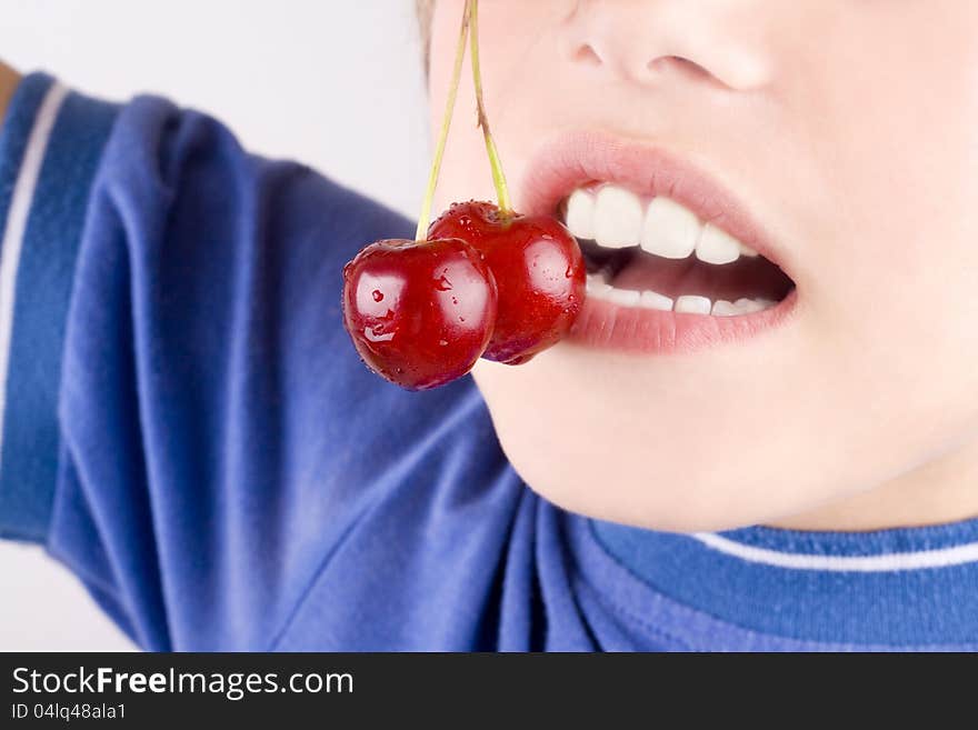 Cherry in the mouth