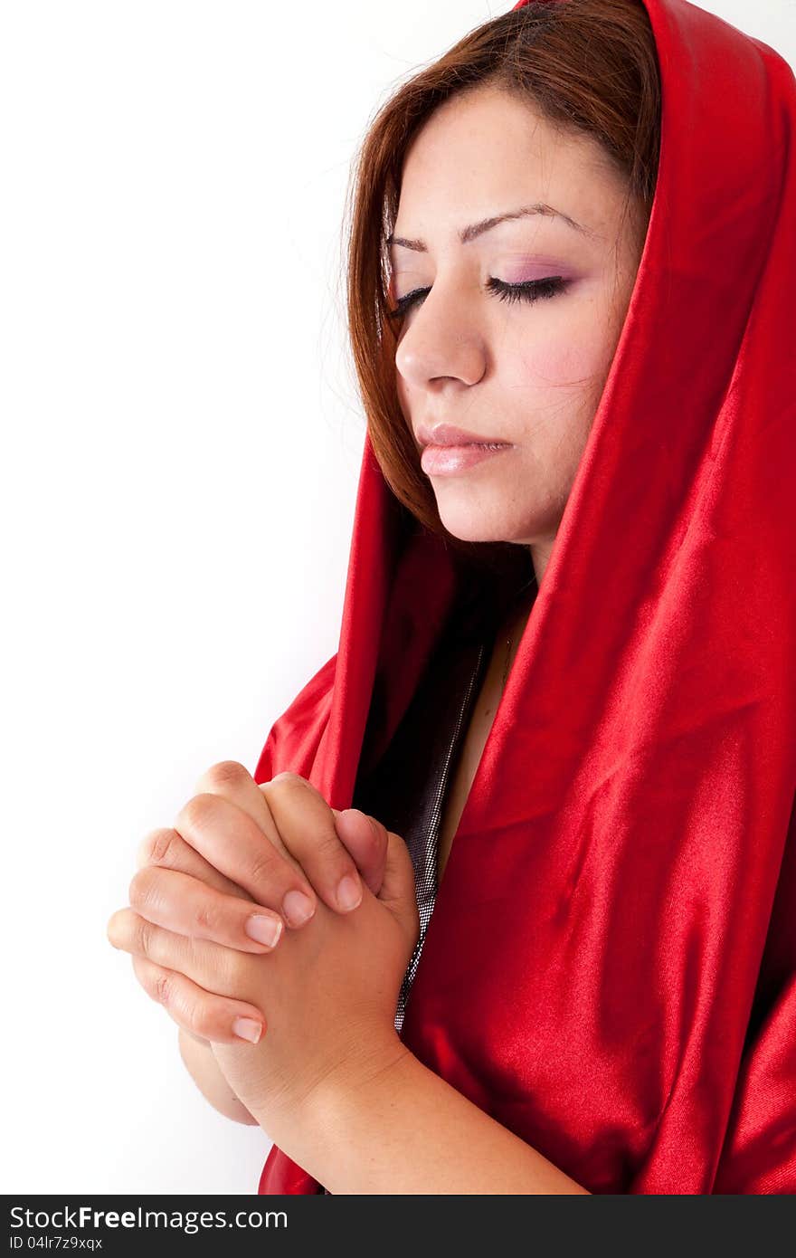 Young Woman Praying