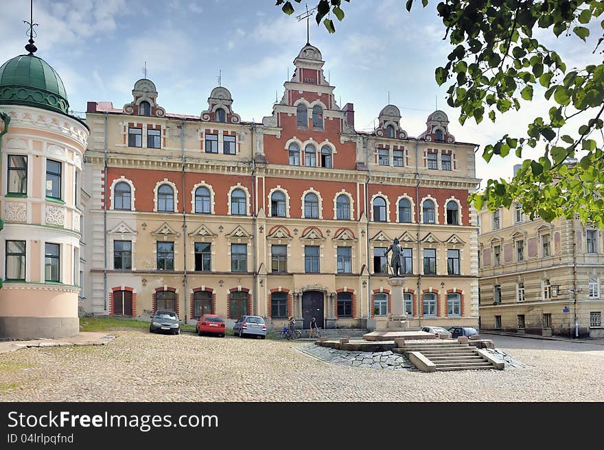 Vyborg. Town Hall Square.