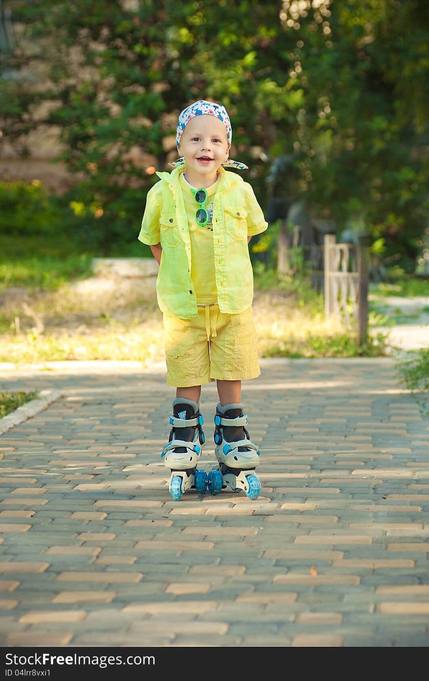 The child on walk