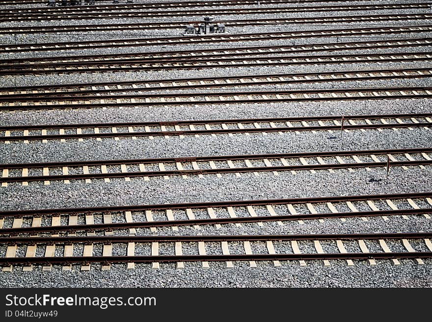 Abstract Railway Texture Pattern Background