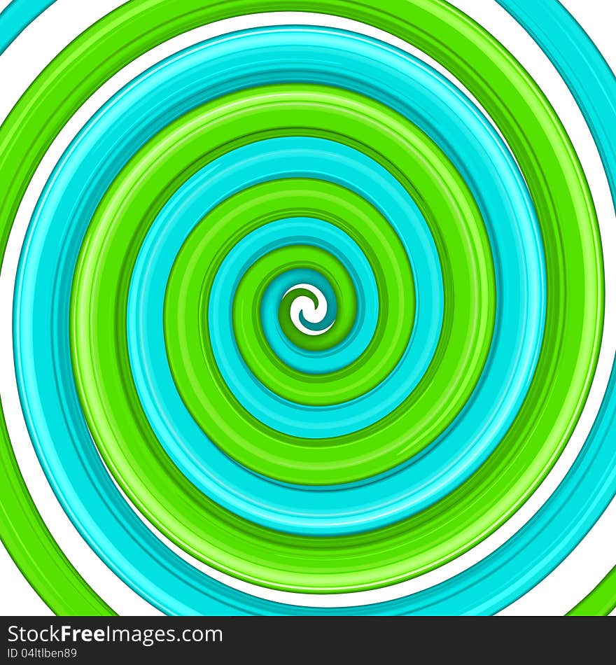 Art glossy twirl. Abstract background EPS 8