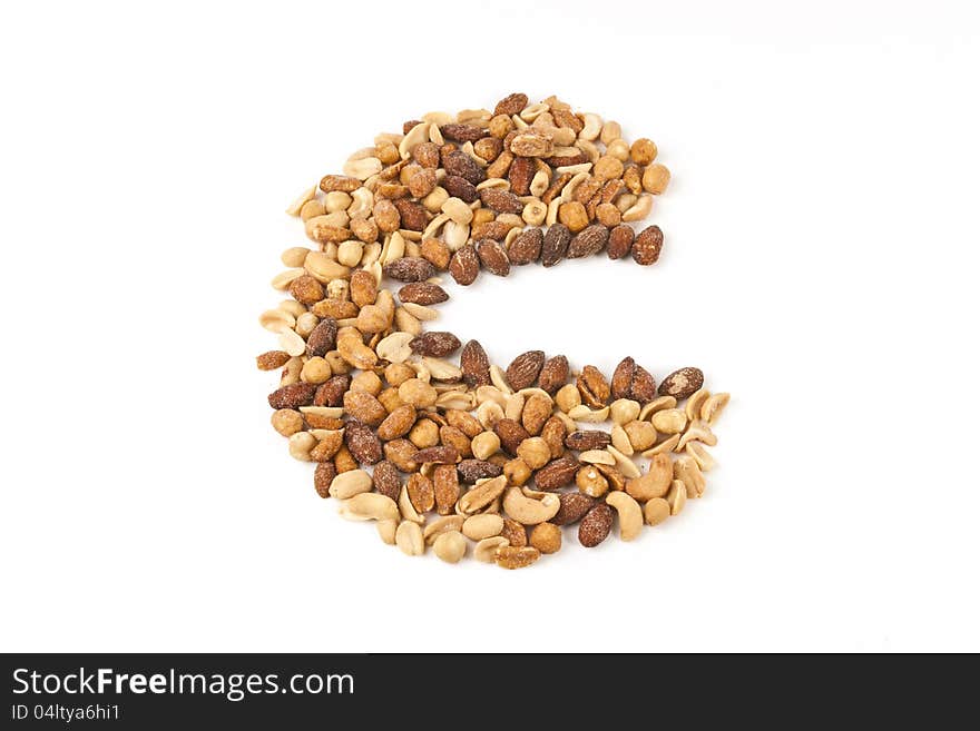 Mixed Nut Kernels in eat shape