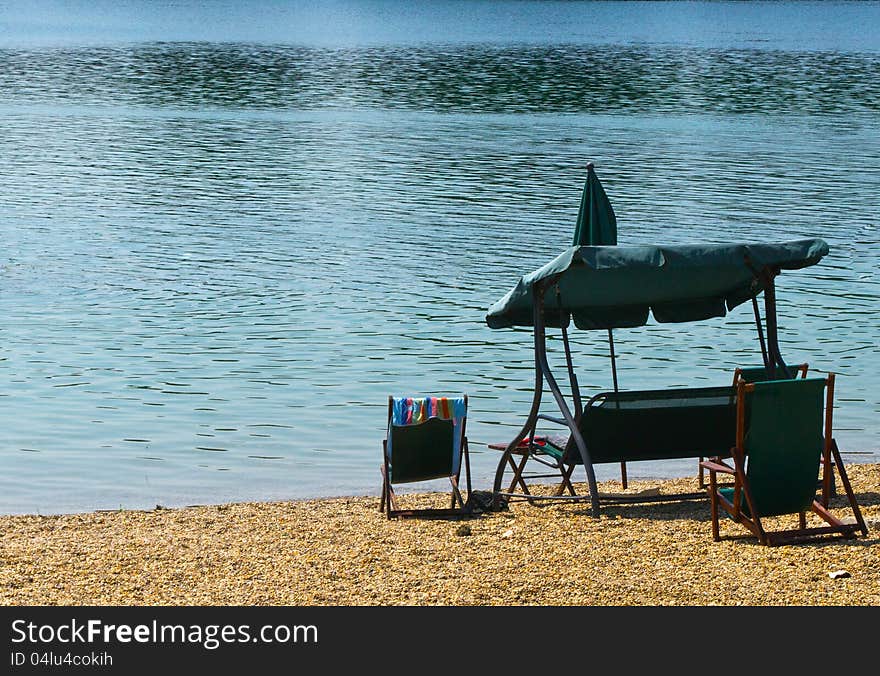 Summer beach at Ada. Summer beach at Ada.