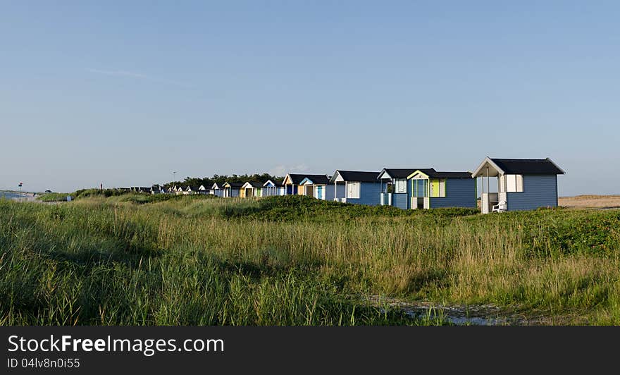 Beach Huts - Panorama