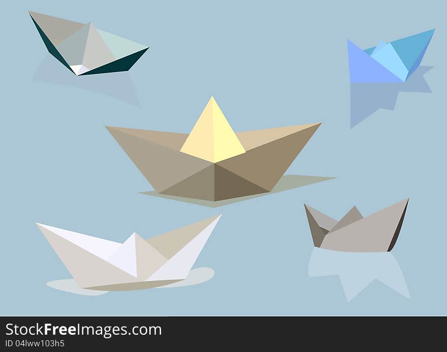 Paper boats