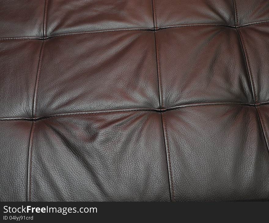 Leather couch