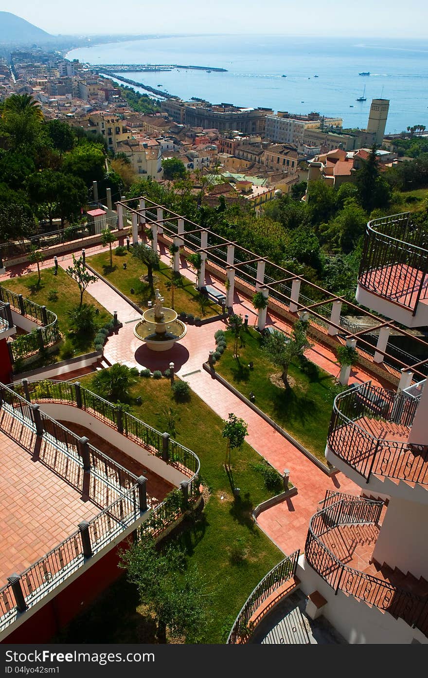 Red house on the hill Salerno