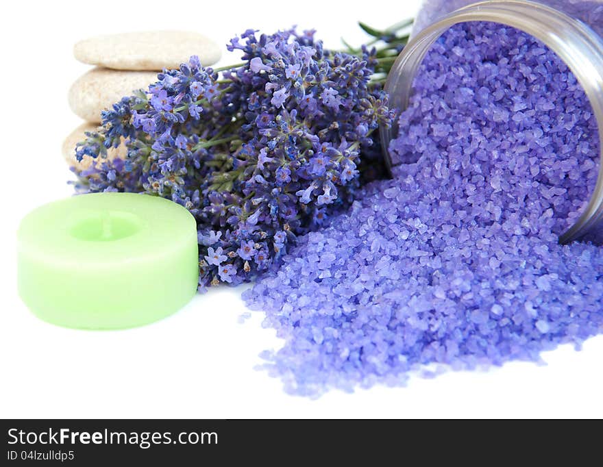 Lavender bath salt