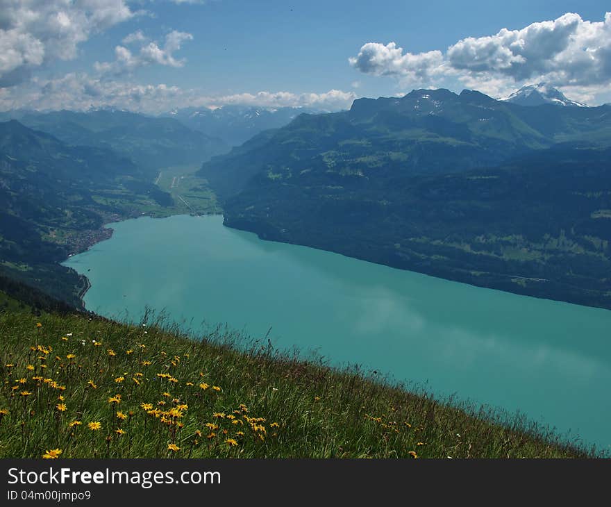 Turquoiese Lake Brienzersee