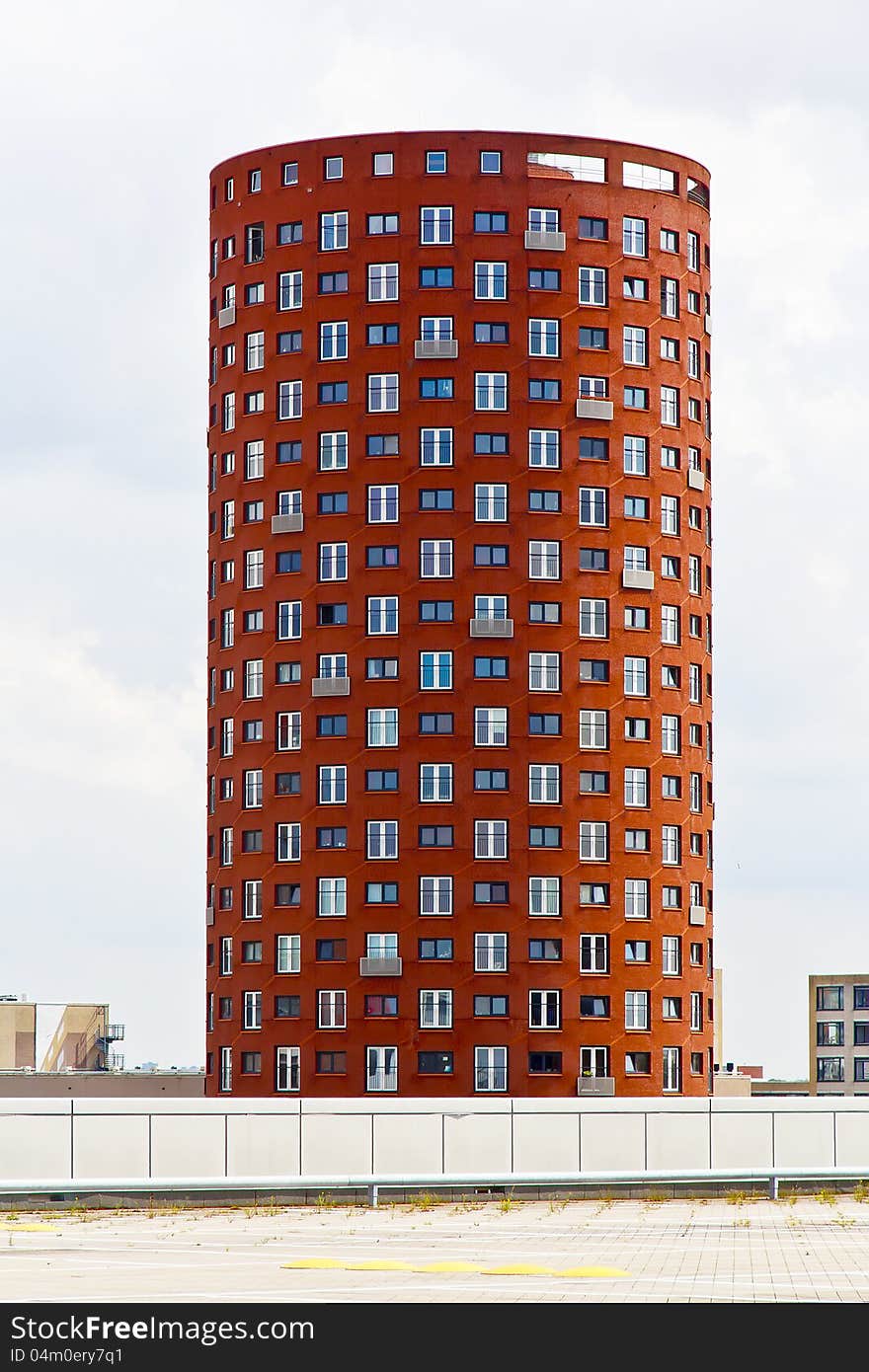 Cylindrical Apartments Tower